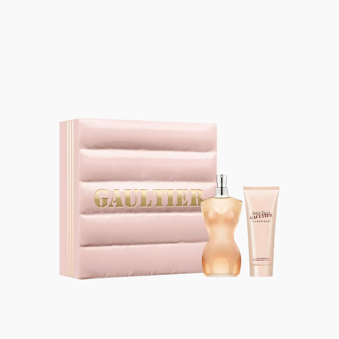 Jean Paul Gaultier Classique EDT 100Ml + Body Lotion 75Ml Gift Set For Women