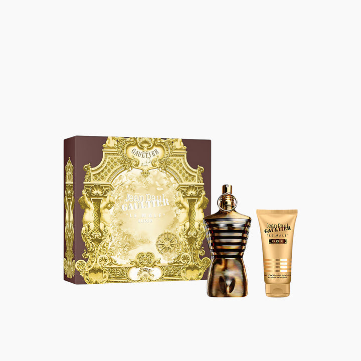 Jean Paul Gaultier Le Male Elixir Parfum 125ml and Shower Gel 75ml gift set for men