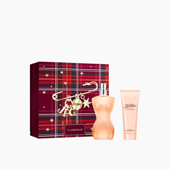 Jean Paul Gaultier Classique EDT 100Ml + Body Lotion 75Ml Gift Set For Women