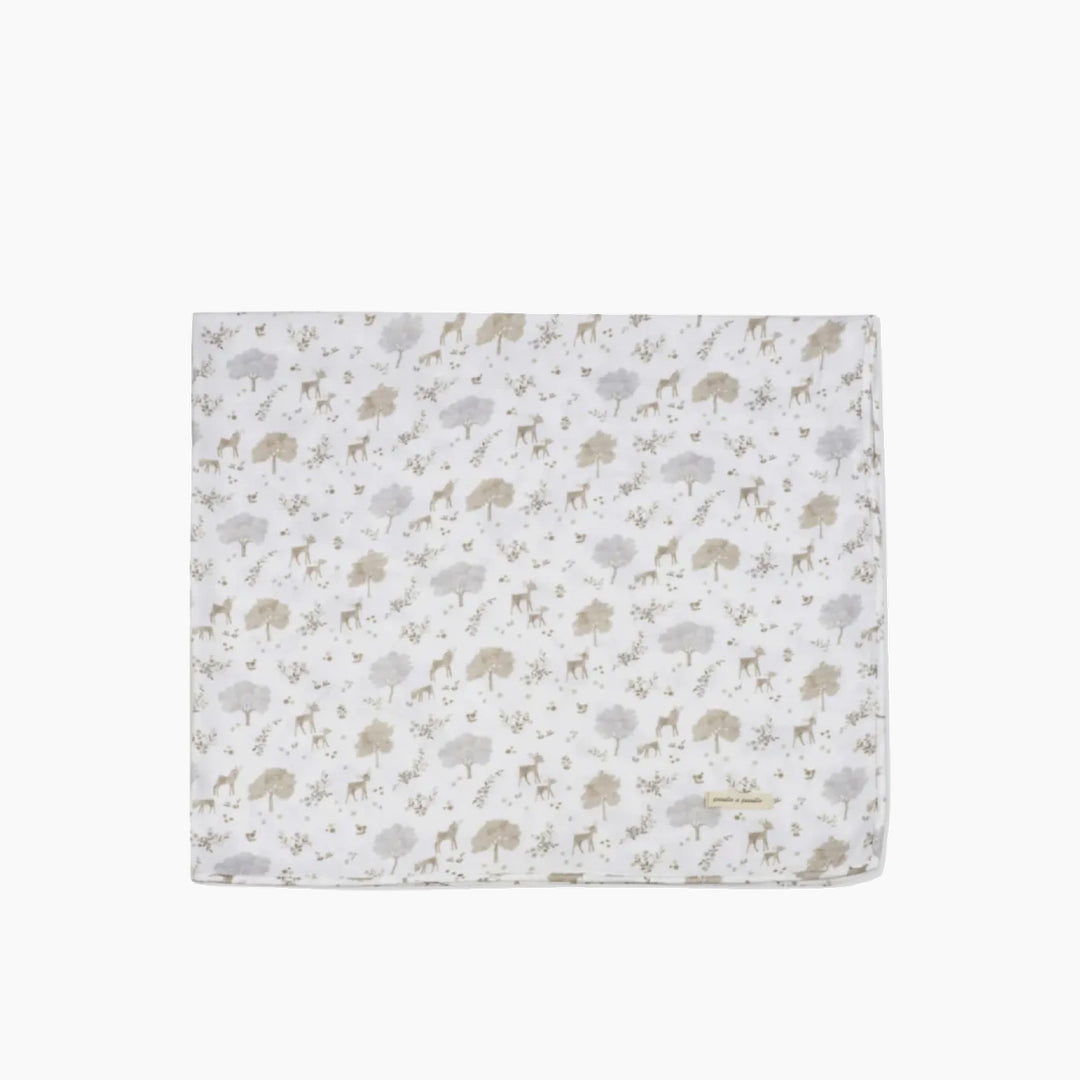 Pasito A Pasito Nara Pearl Carrycot Mattress &amp; Muslin Baby Sheet Set