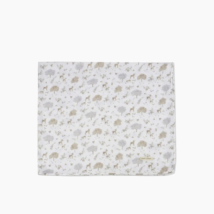 Pasito A Pasito Nara Pearl Carrycot Mattress &amp; Muslin Baby Sheet Set