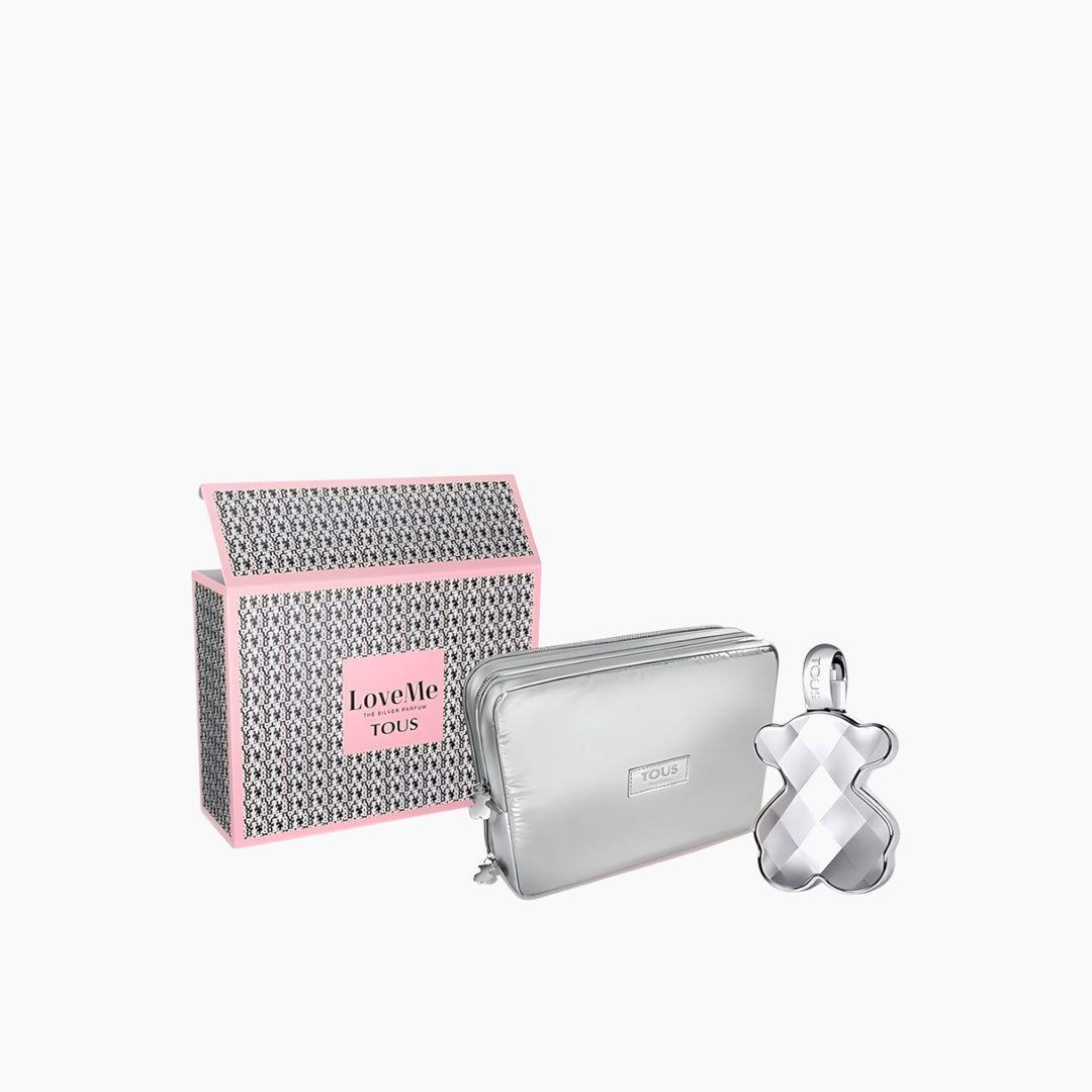 Tous Loveme The Silver Eau de Parfum 90ml gift set with bag