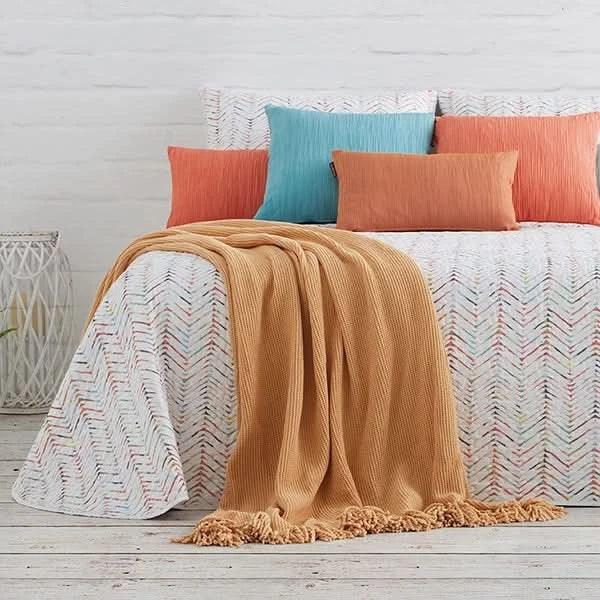 Manterol Bouti Colors Bed Spread Set - HUNA