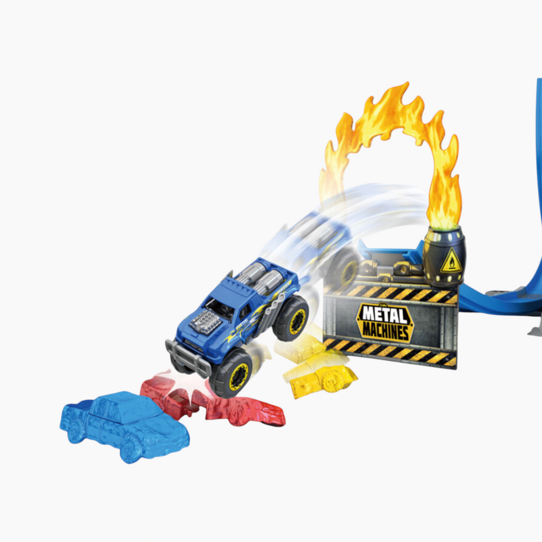Zuru Metal Machines Road Rampage track set with launcher and Bone Crusher vehicle