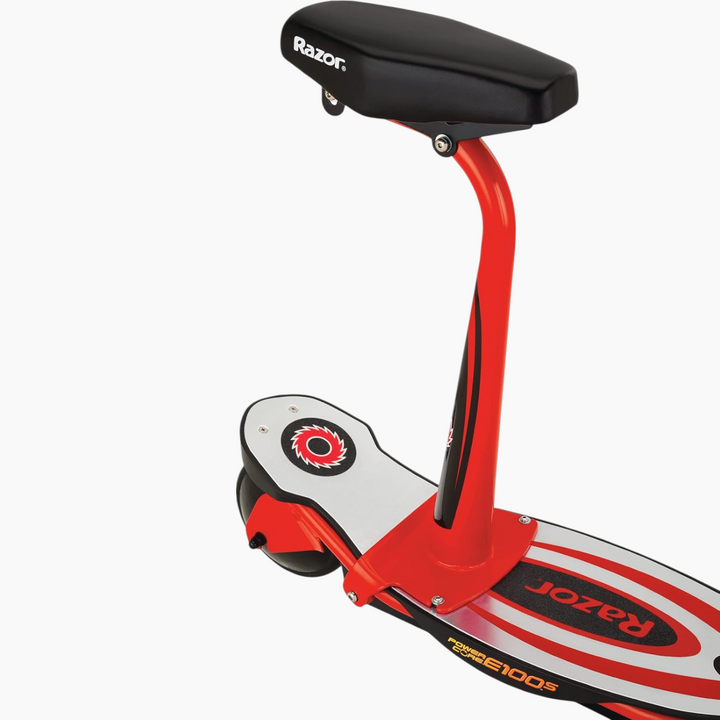 845423019747PowerCoreE100SElectricScooterwithSeat-RedGrey_1 - HUNA