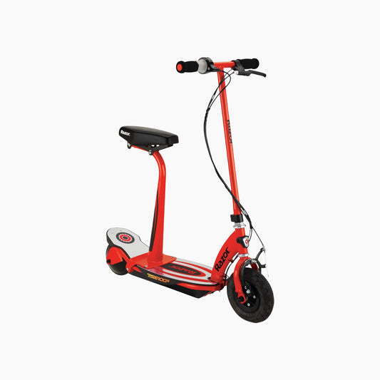 سكوتر كهربائي Razor Power Core E100S مع مقعد - أحمر/رمادي