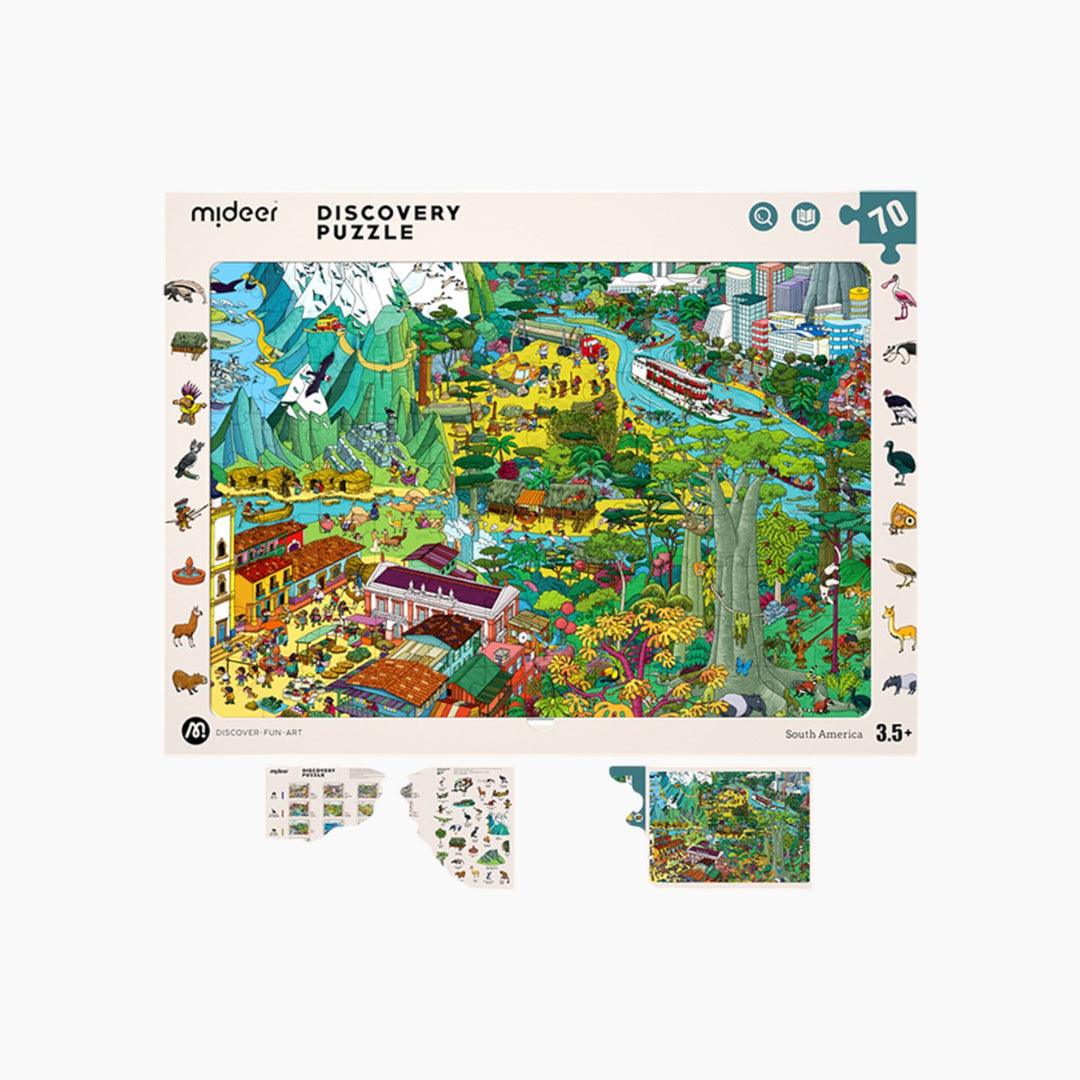Mideer Discovery Puzzle Big World Small World Jigsaw Puzzle