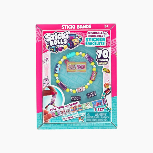 Sticki Rolls Wearable And Shareable Sticker Toy Bracelet