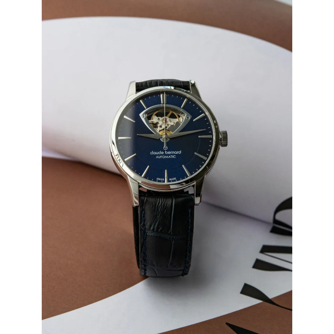 Claude Bernard Classic Automatic Open Heart Watch