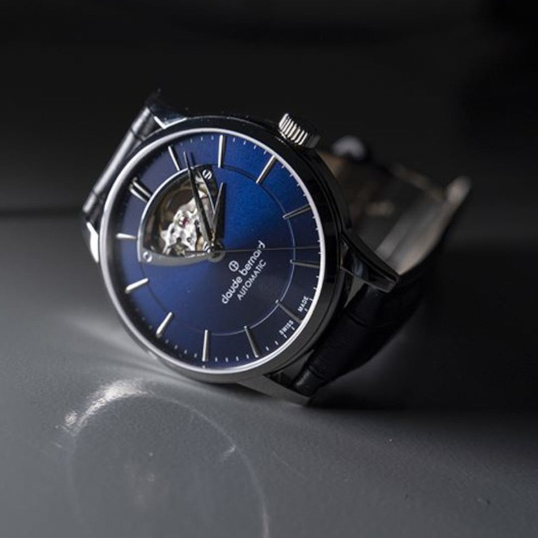 Claude Bernard Classic Automatic Open Heart Watch