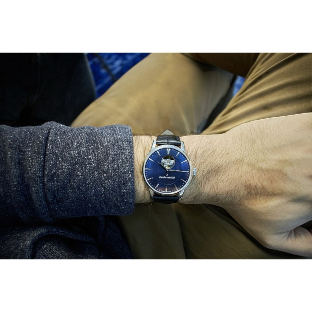 Claude Bernard Classic Automatic Open Heart Watch