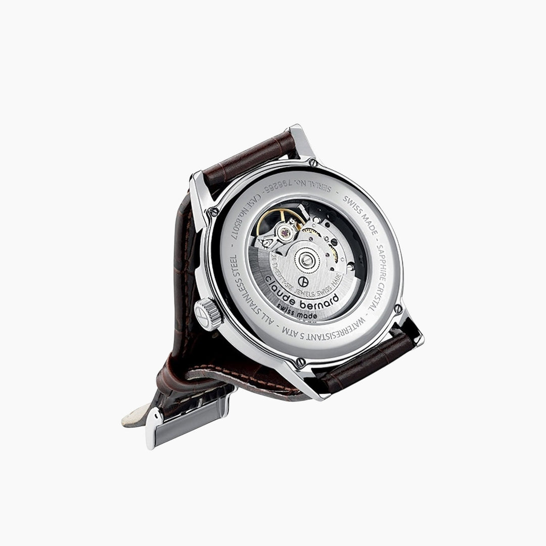 Claude Bernard Classic Automatic Open Heart Watch