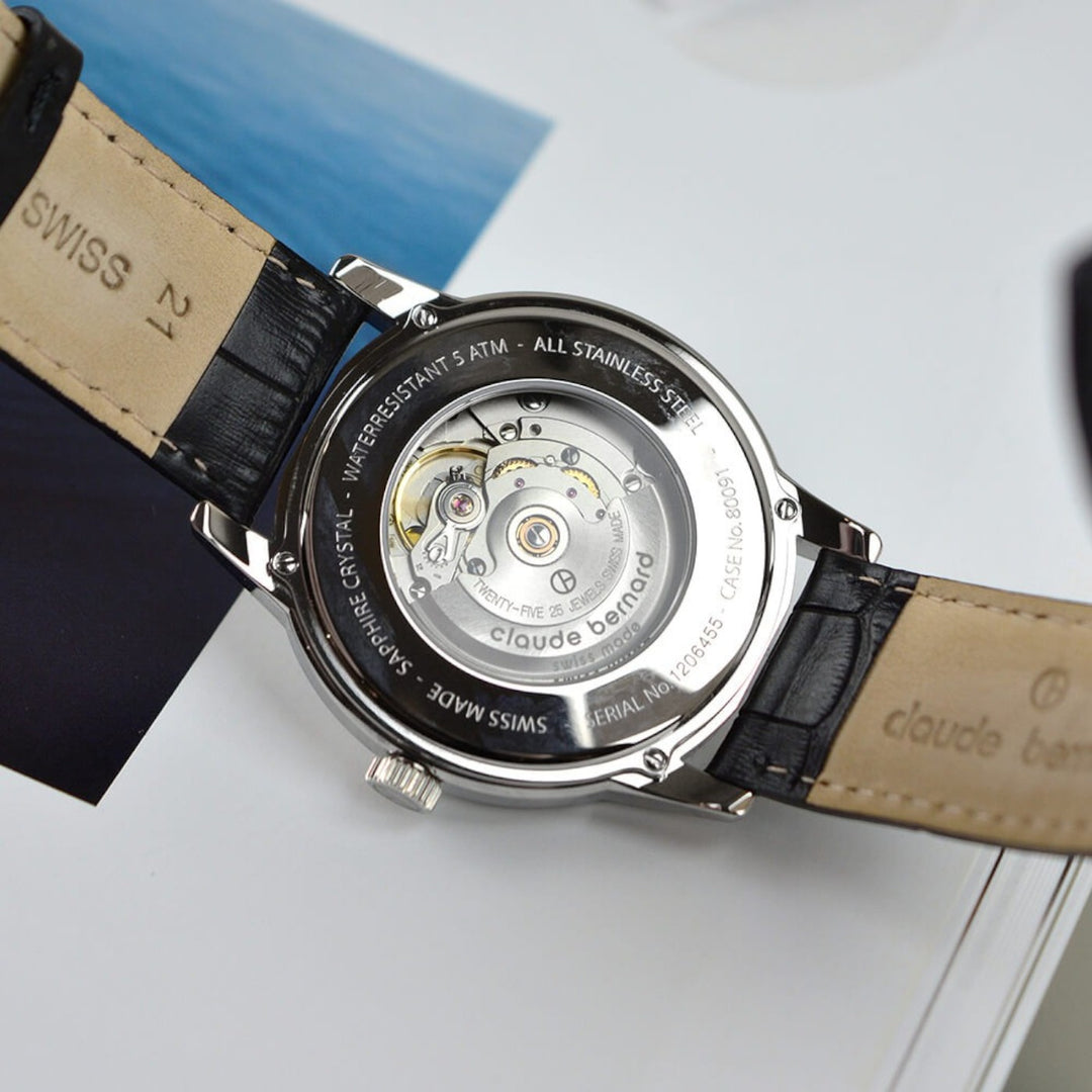Claude Bernard Classic Automatic Open Heart Watch
