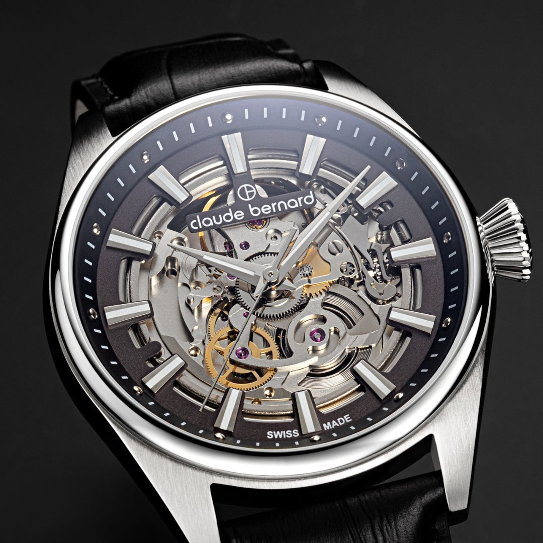 Claude Bernard Proud Heritage Automatic Skeleton Watch