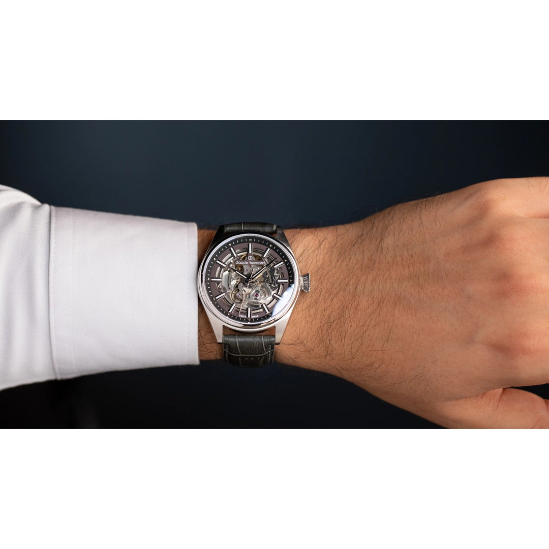 Claude Bernard Proud Heritage Automatic Skeleton Watch