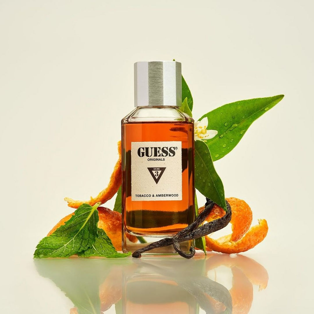 Guess Originals Type 3 Tobacco &amp; Amberwood EDP 100Ml Unisex Eau de Parfum