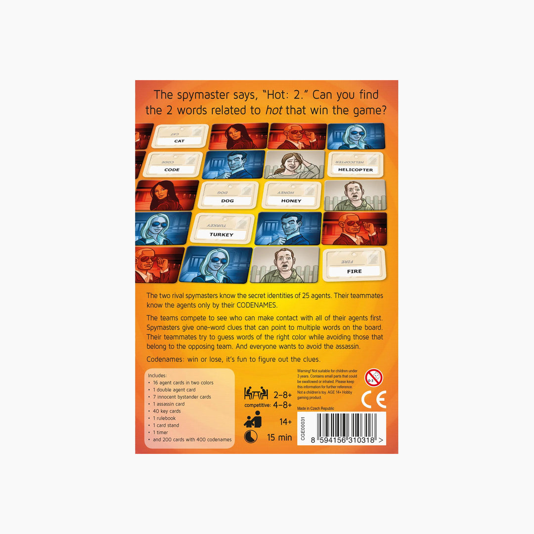 Cge Codenames Board Game