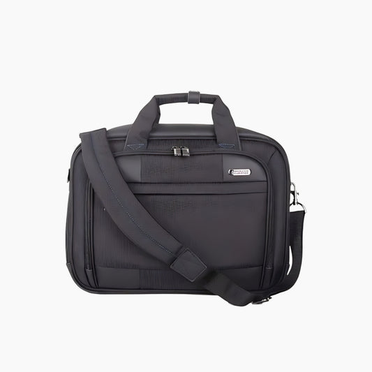 American Tourister Merit Laptop Briefcase As Black/Blue