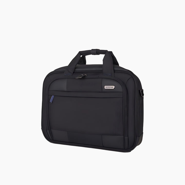 American Tourister Merit Laptop Briefcase As Black/Blue
