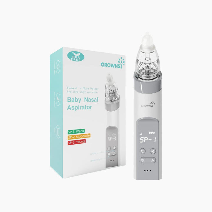 Grownsy Electric Nasal Aspirator With 3 Silicone Tips