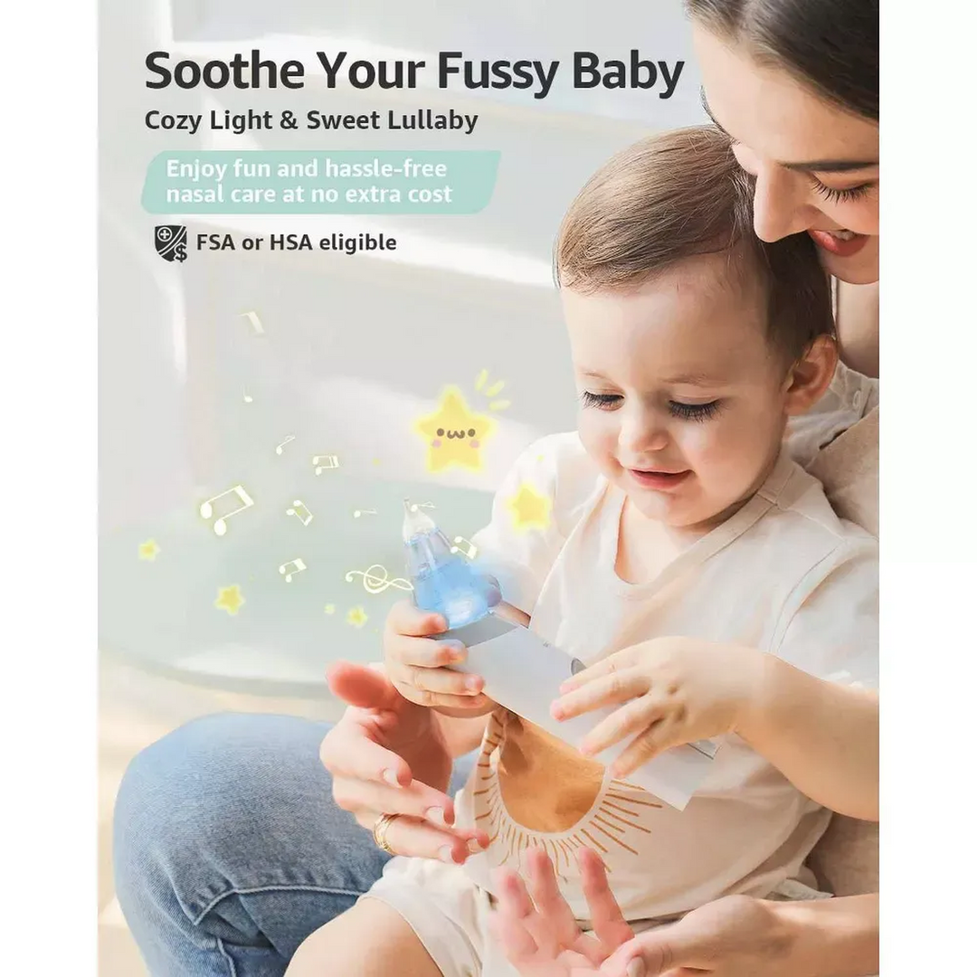 Grownsy Electric Nasal Aspirator With 3 Silicone Tips