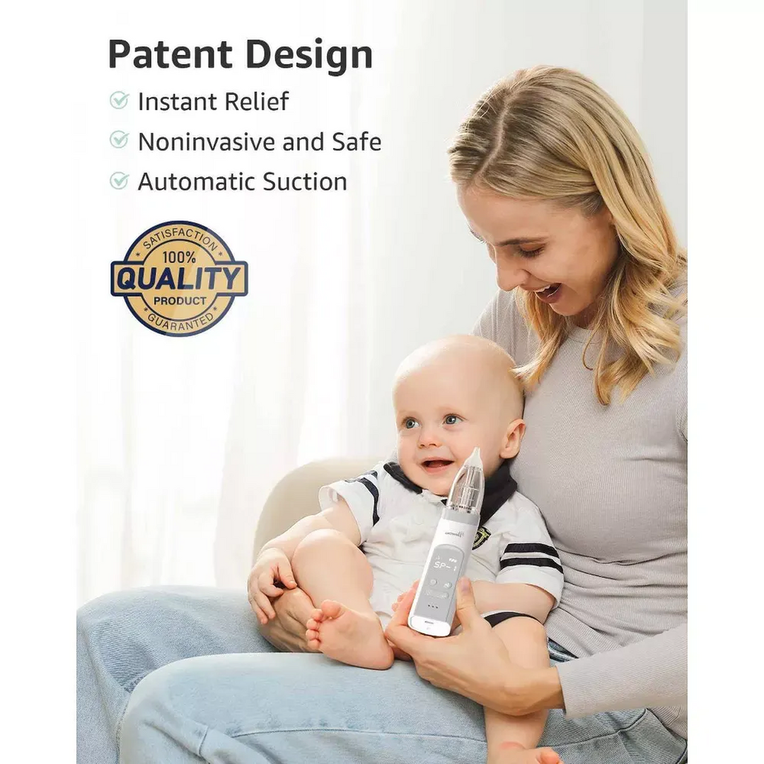 Grownsy Electric Nasal Aspirator With 3 Silicone Tips