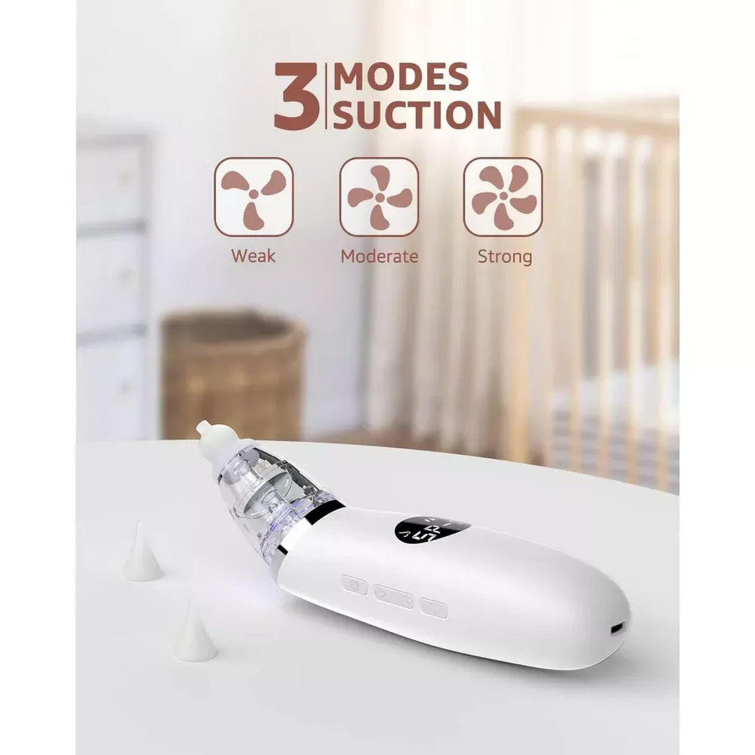 Grownsy Electric Baby Nasal Aspirator With 3 Suction Modes
