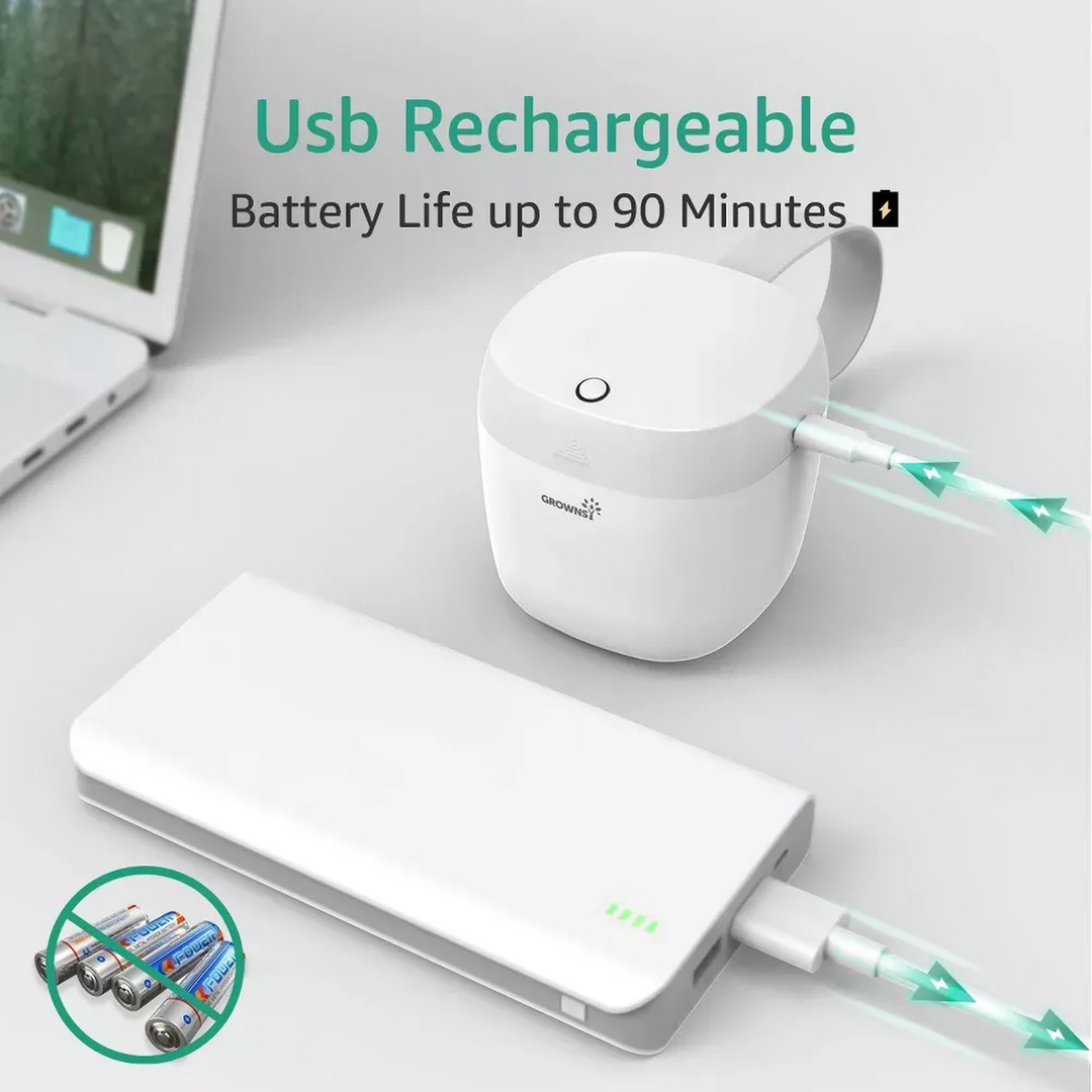 Grownsy Portable Uv Pacifier Sanitizer With Usb Charging