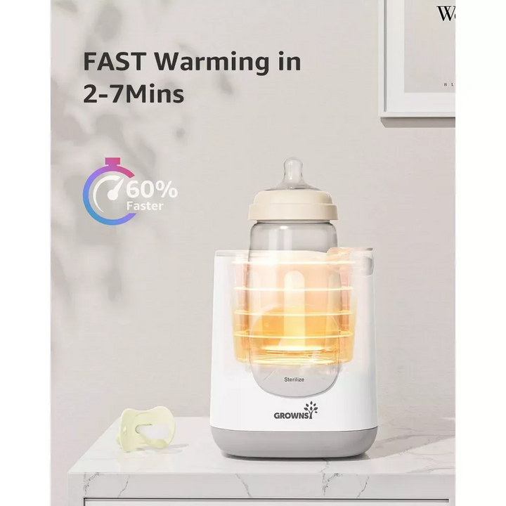 Grownsy 10-In-1 Fast Baby Bottle Warmer