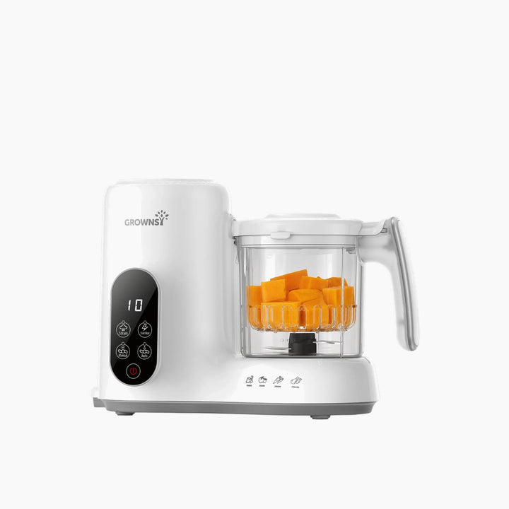 Grownsy Baby Food Maker With Automatic Sanitization, Steam And Blend In One