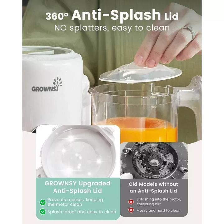 Grownsy Baby Food Maker With Automatic Sanitization, Steam And Blend In One