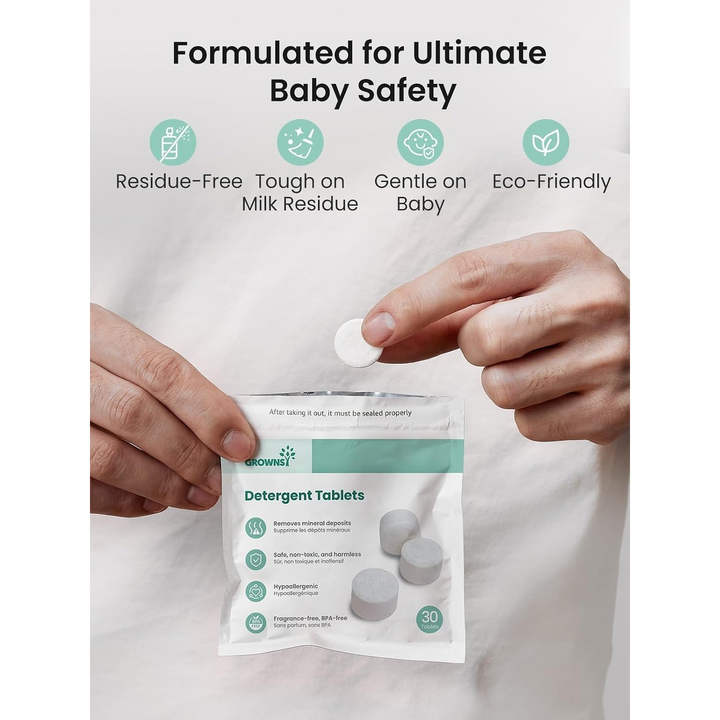 Grownsy Descaling Tablets Effective For All Essential Baby Appliances