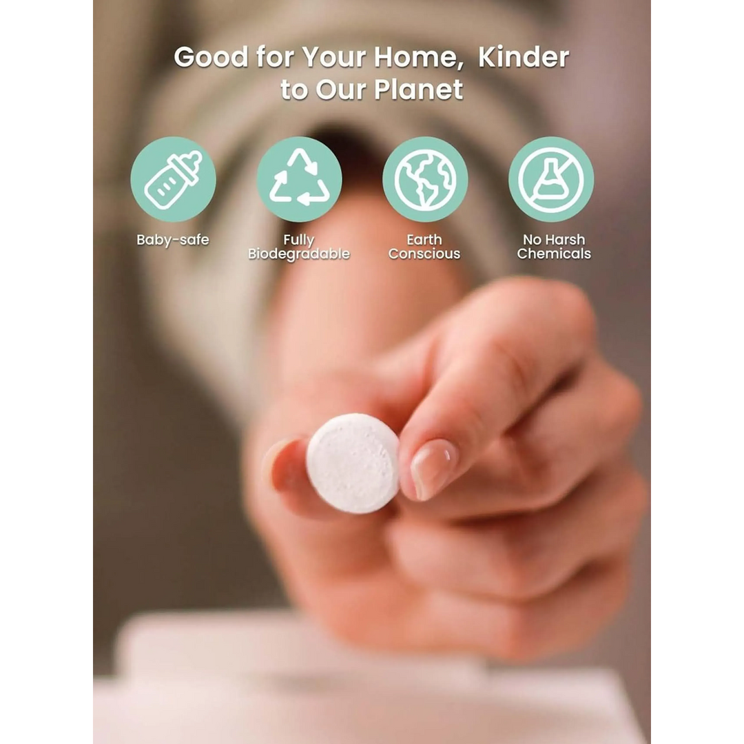 Grownsy Washing Tablets Compatible With All Brands Baby Bottle Washers