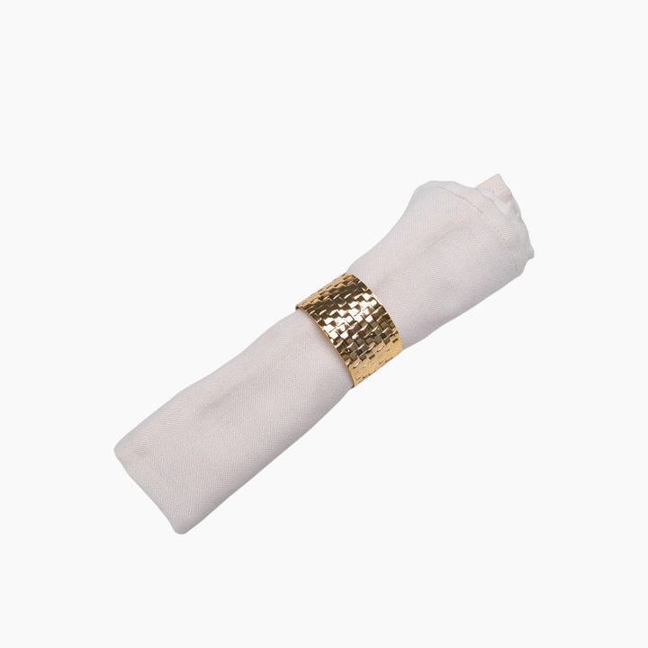 Karaca Marcello 2-Piece Napkin Ring Set – Gold