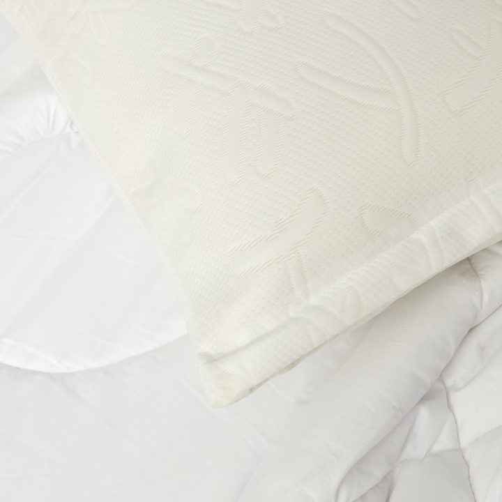 Karaca Home Visco-Filled Eco Chubby Pillow - 60 × 40 × 23 cm