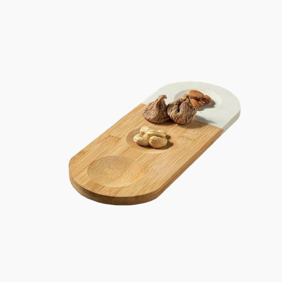 EH Living Saturday Bamboo Marbled Snack Bowl 30x12 cm