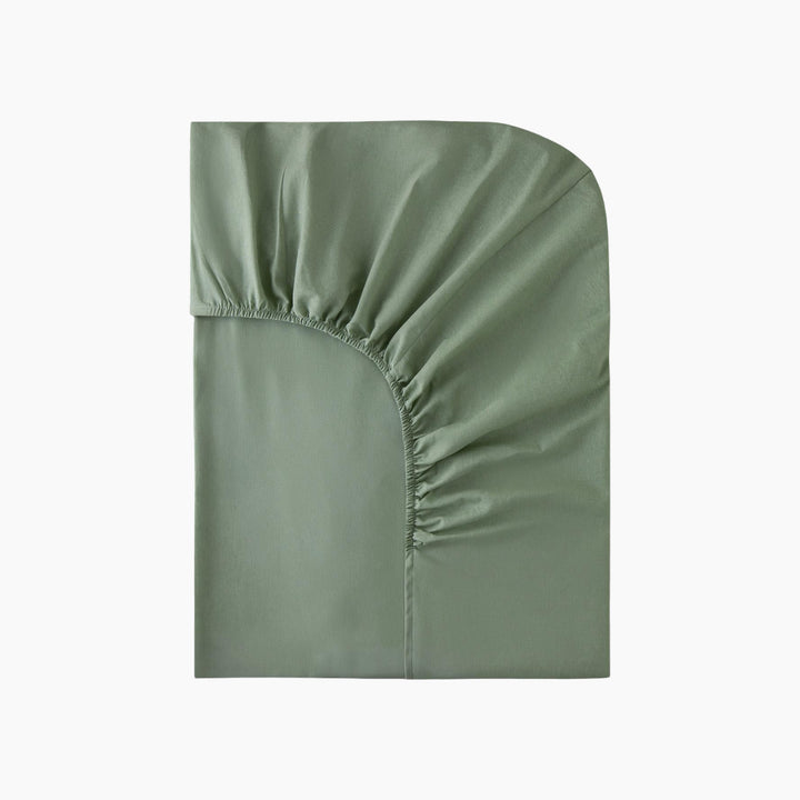 EH Living Plain Cotton Fitted Sheet