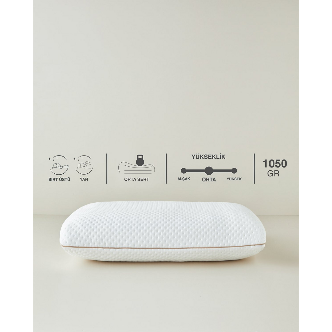 EH Sensitive Visco Pillow 60X40X16 Cm White