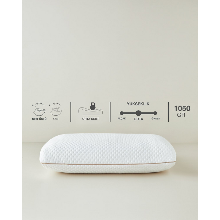 EH Sensitive Visco Pillow 60X40X16 Cm White