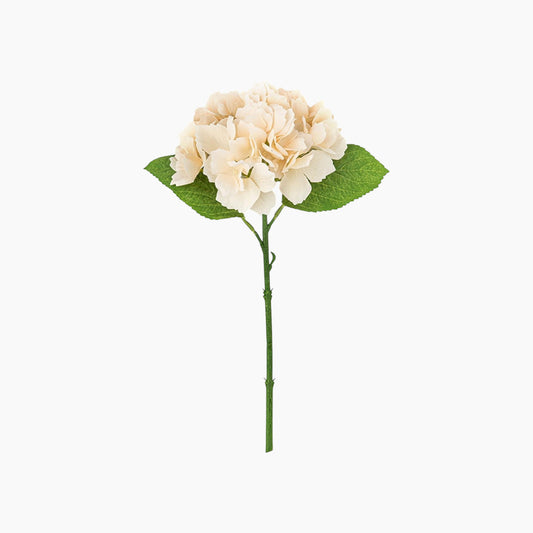 EH Living Hortensia Single Branch Artificial Flowe 35 cm Champagne