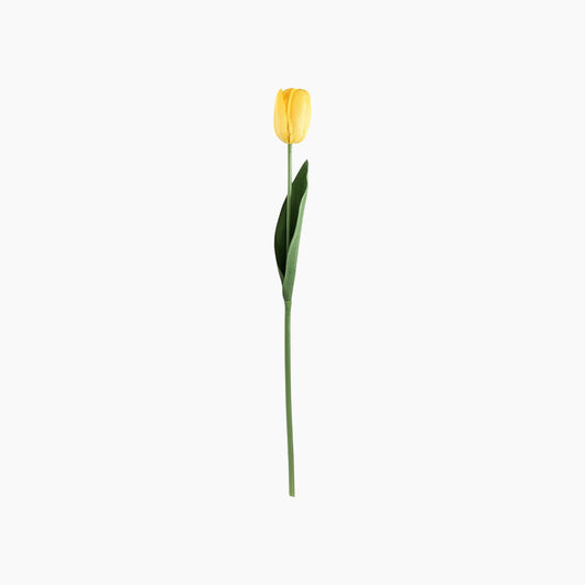 EH Living Tulip Garden Single Branch Artificial Flowe 45 cm Yellow