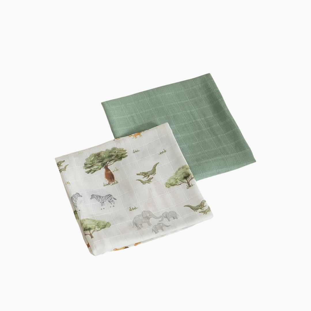 EH Living Safari Cotton Muslin Baby Muslin Set