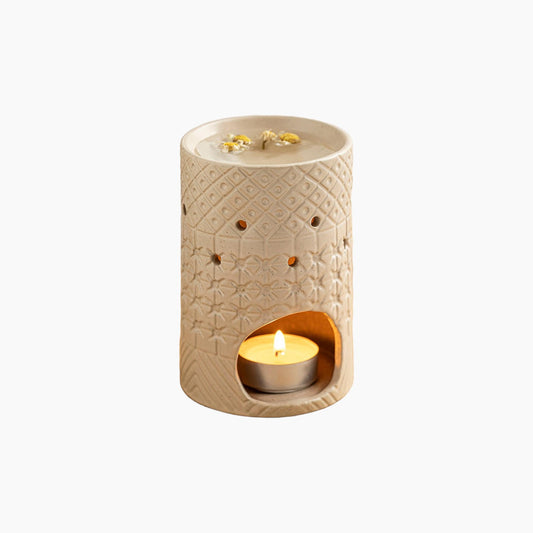 EH Living Sylvia Ceramic Censer 8x8x12,1 cm Cream
