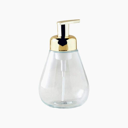 EH Living Doria Glass Bathroom Soap Dispenser Transparent
