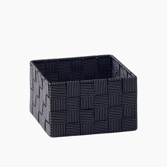 سلة EH Living Shine من البولي بروبلين 17x17x10.5 سم أسود