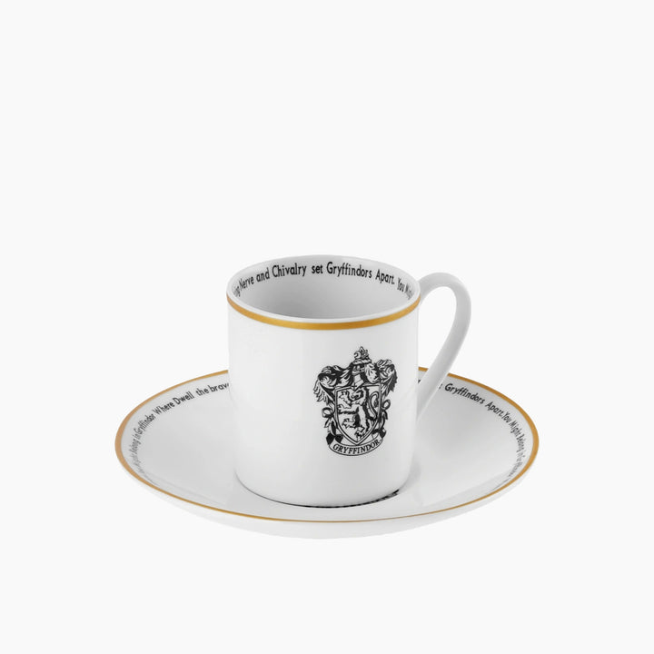 Karaca Harry Potter Gryffindor Single-Serving Coffee Cup and Saucer 80 ml