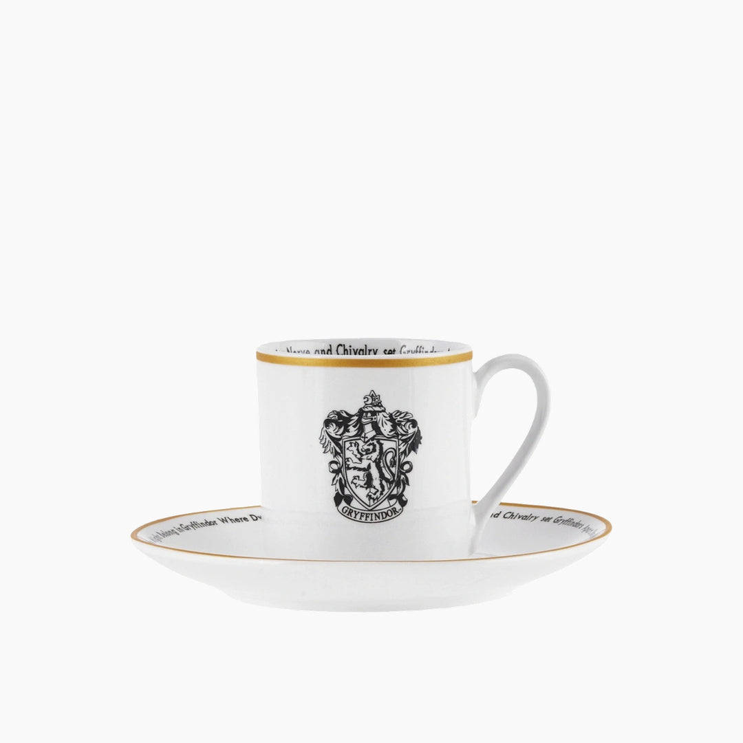 Karaca Harry Potter Gryffindor Single-Serving Coffee Cup and Saucer 80 ml