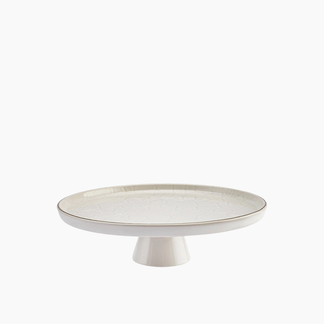 Karaca Calvin Footed Dinner Plate 23 cm