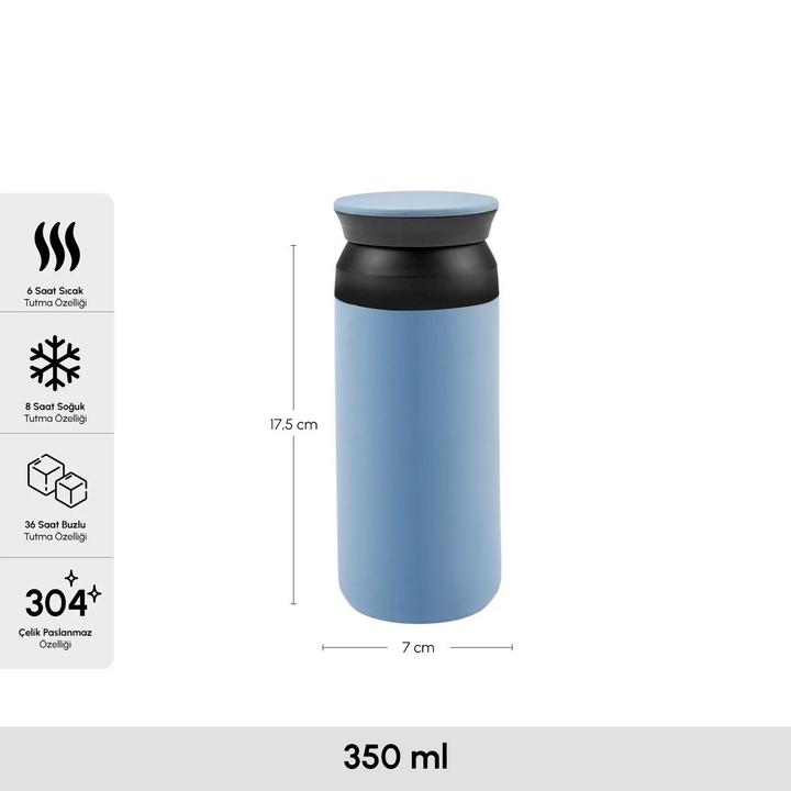 Karaca Rainbow Steel Oil Dripper - 350 Ml - Blue