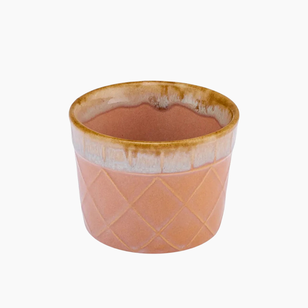 Karaca Jodi Single Snack / Ice Cream Bowl 8 cm – Pink